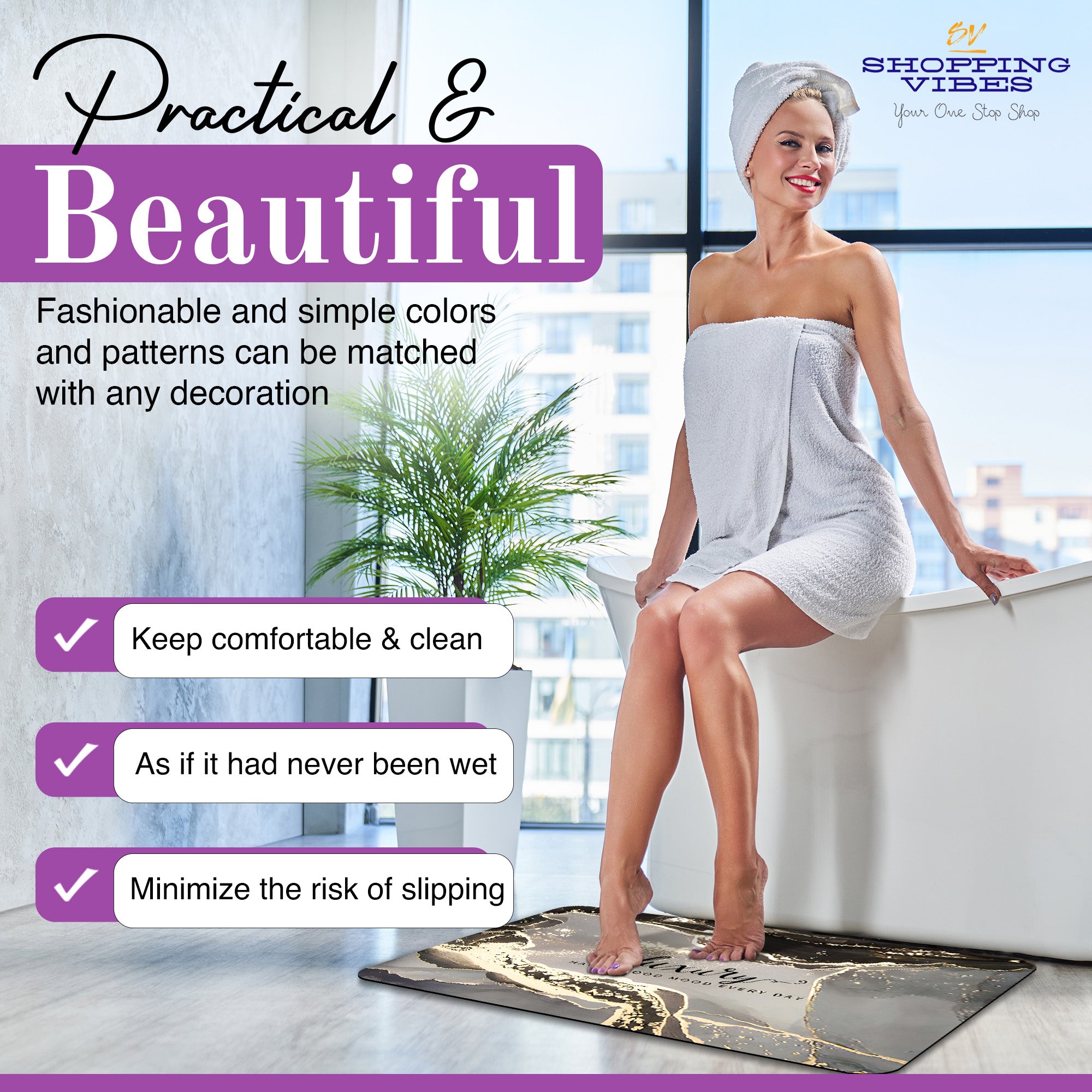 Bath & Kitchen Mat - WL Series