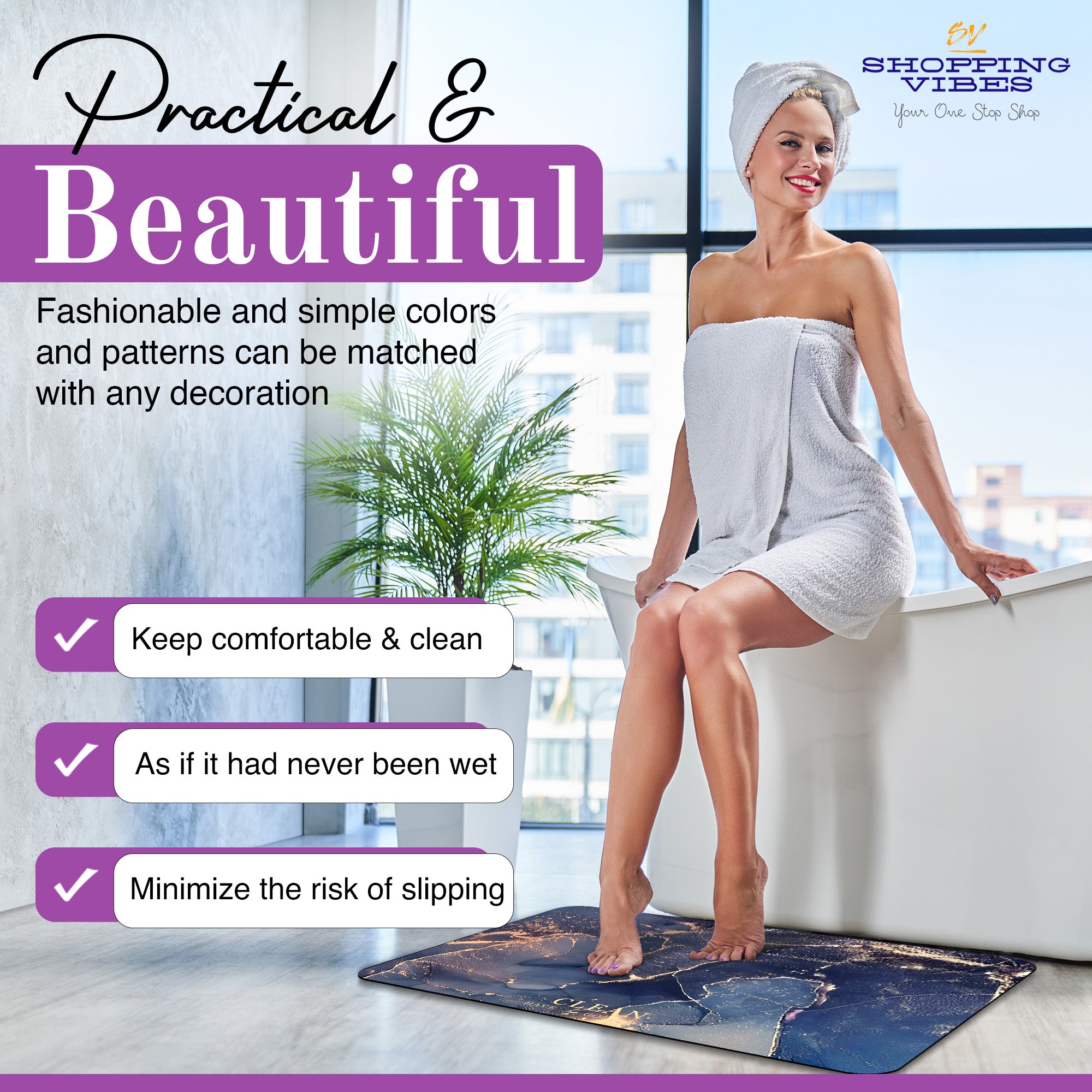 Bath & Kitchen Mat - WL Series