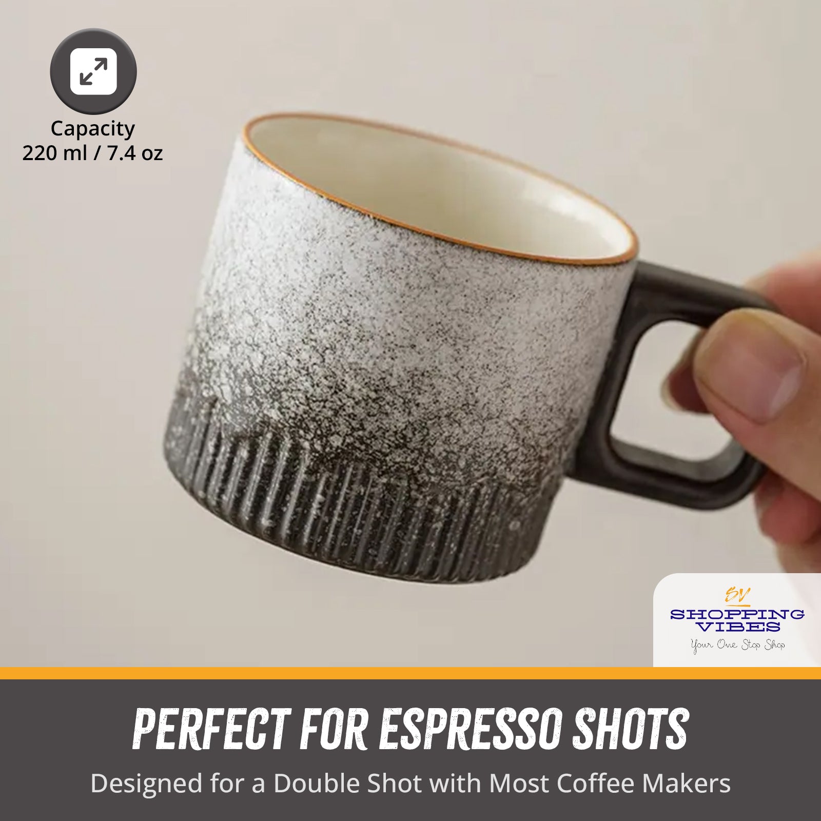 Ceramic Mug Wooden Handle