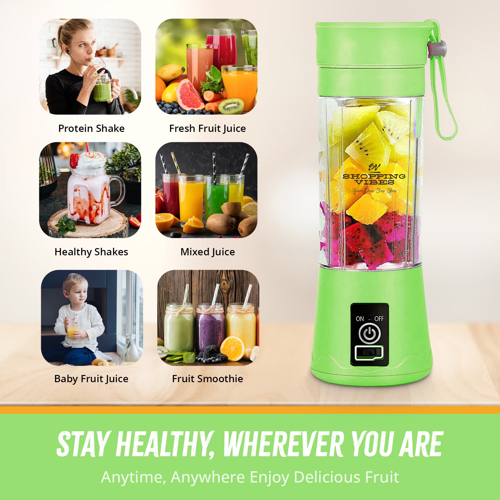 Fresh Juice Portable Blender