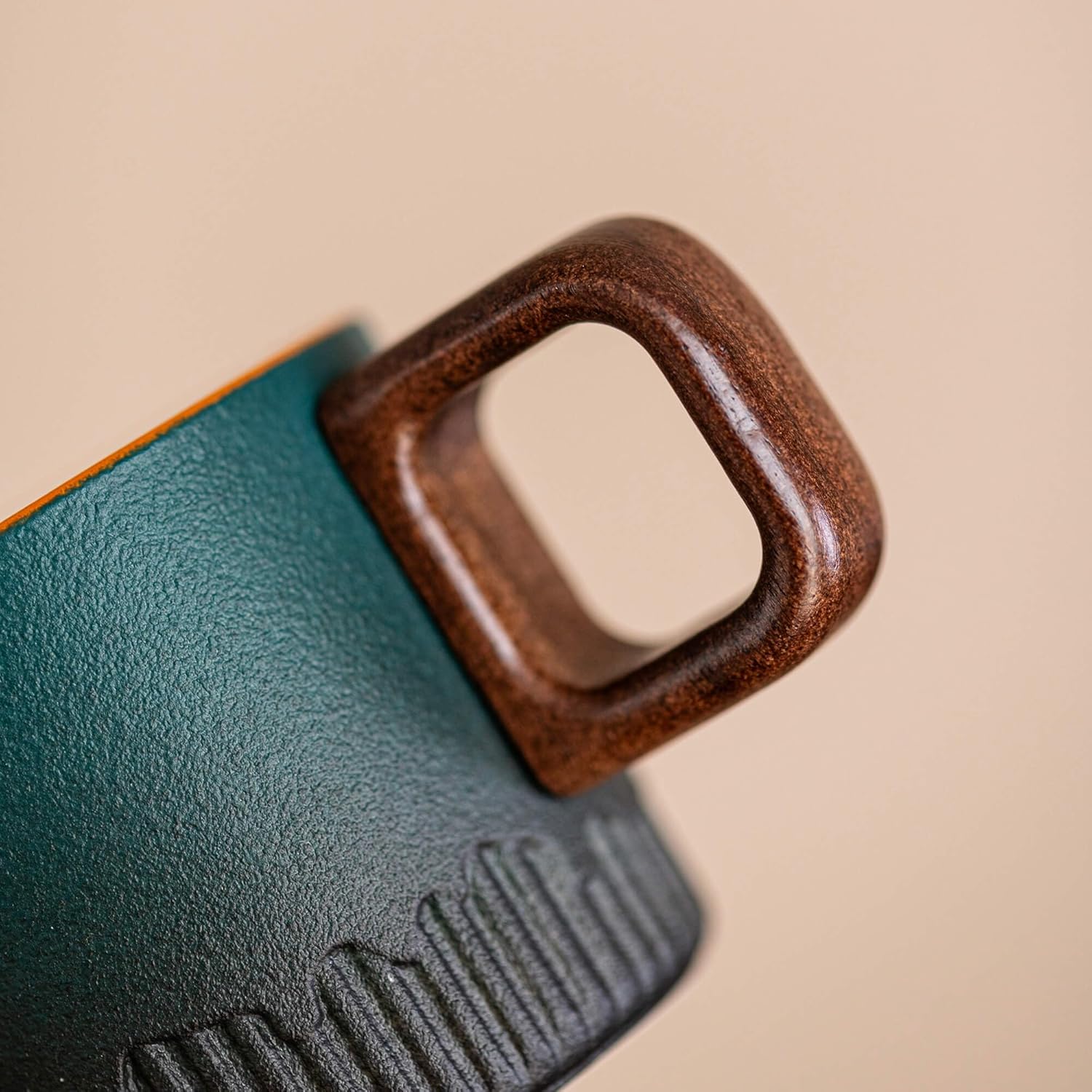 Ceramic Mug Wooden Handle