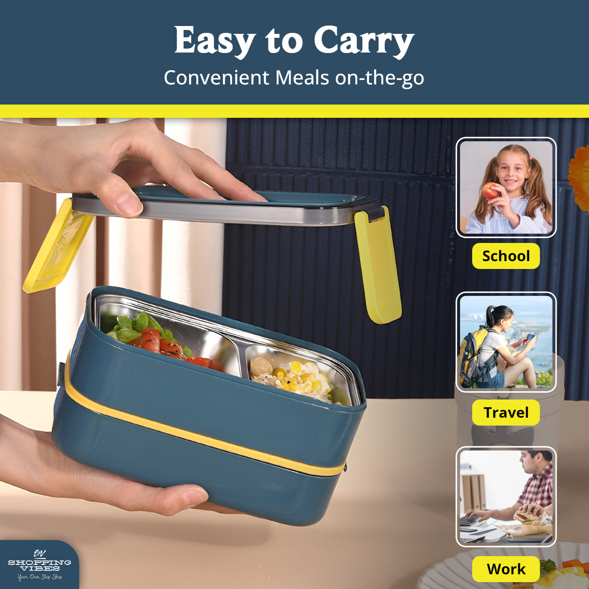 Bento Lunch Box with Bag Set