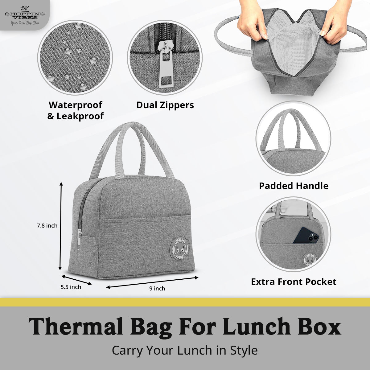 Bento Lunch Box with Bag Set