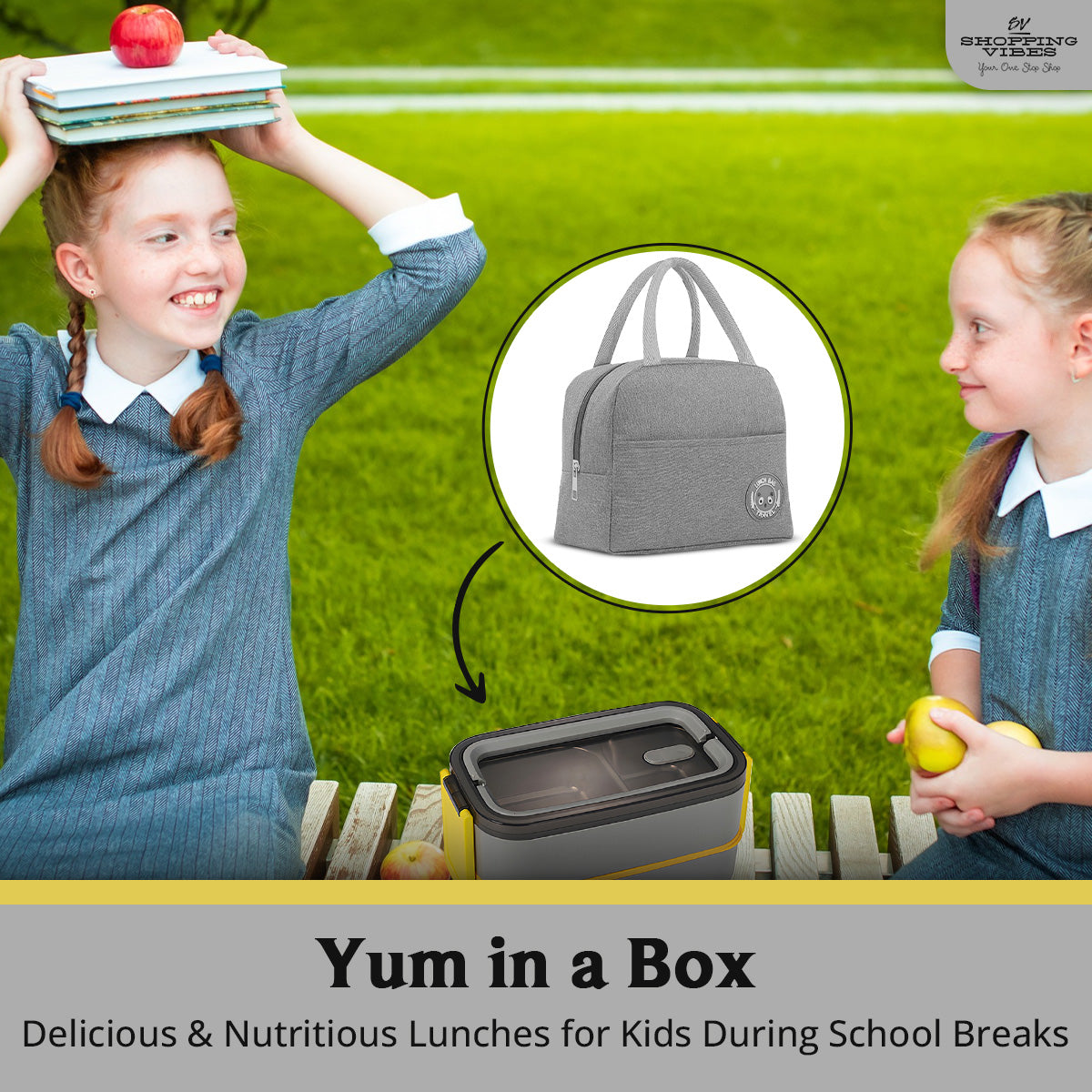 Bento Lunch Box with Bag Set