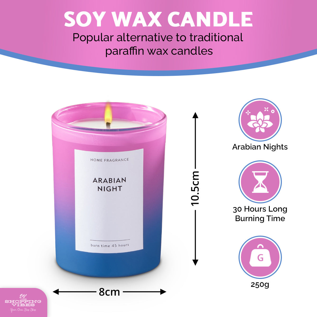 Scented Candles_Pink Champagne & Arabian Nights