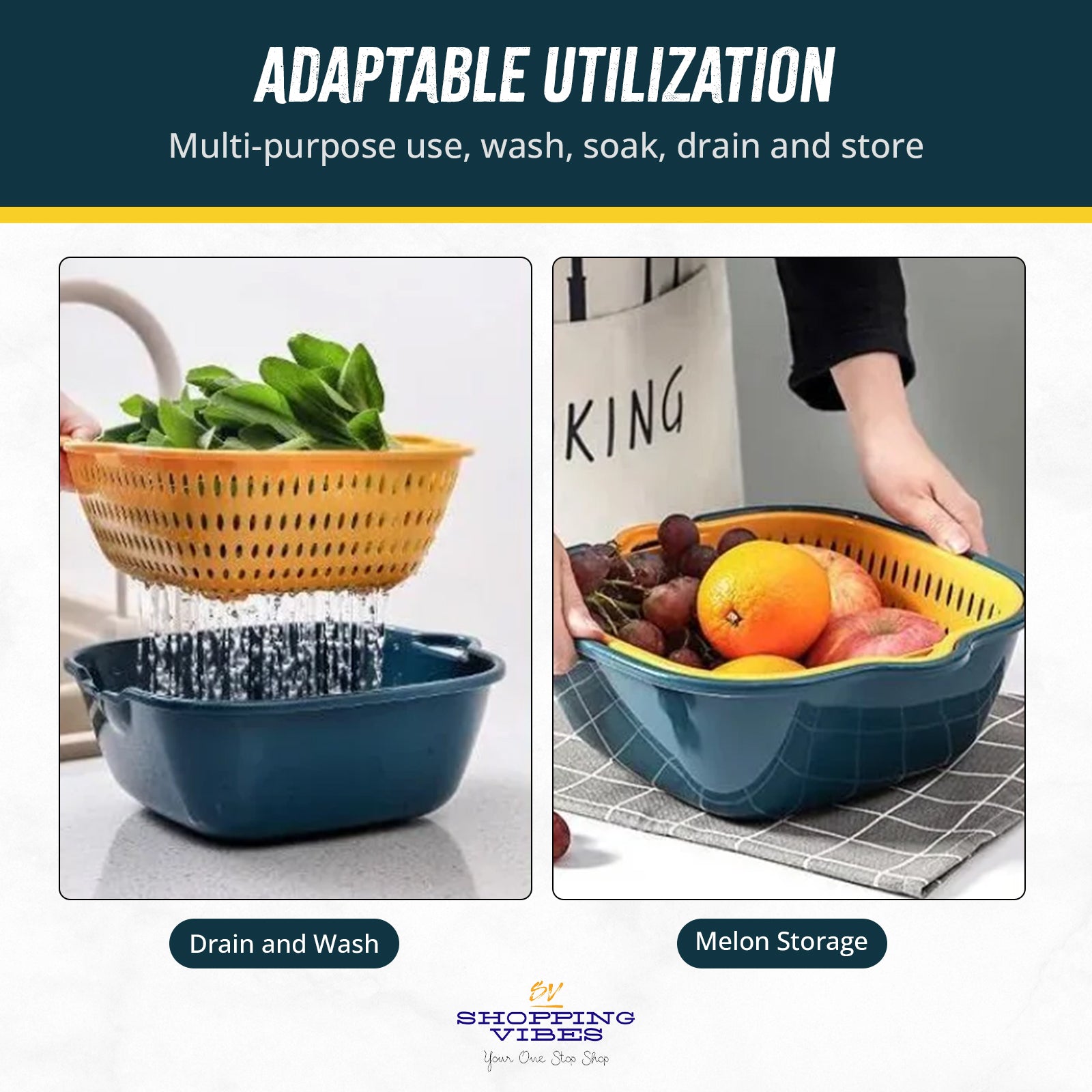 Food & Veggies Strainer & Colander