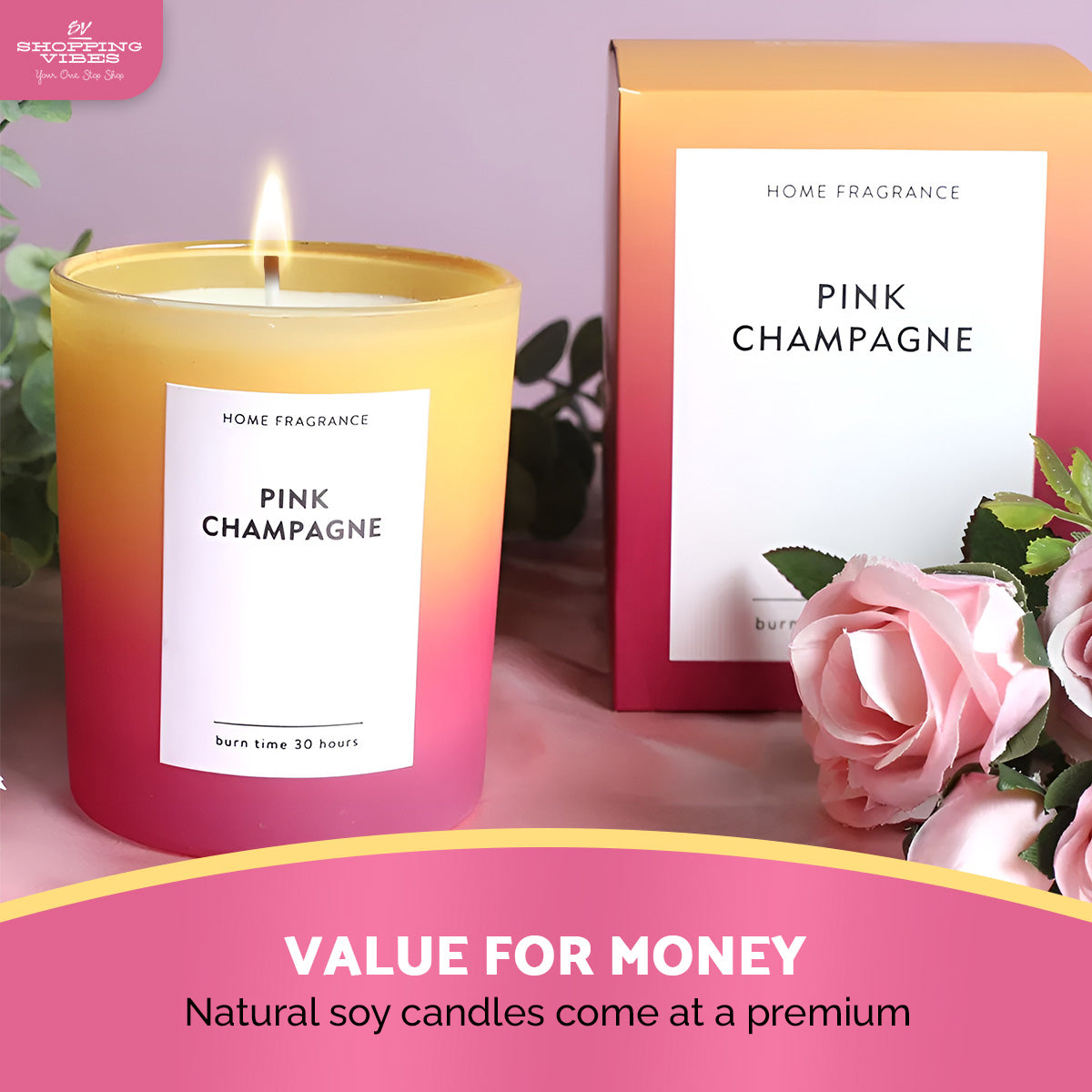 Scented Candles_Pink Champagne & Arabian Nights