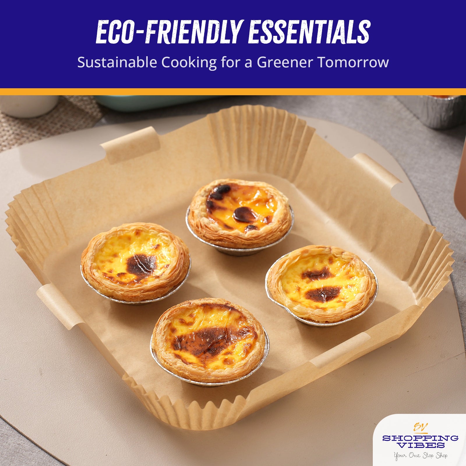 Air Fryer Parchment Papers - Set of 50 pcs