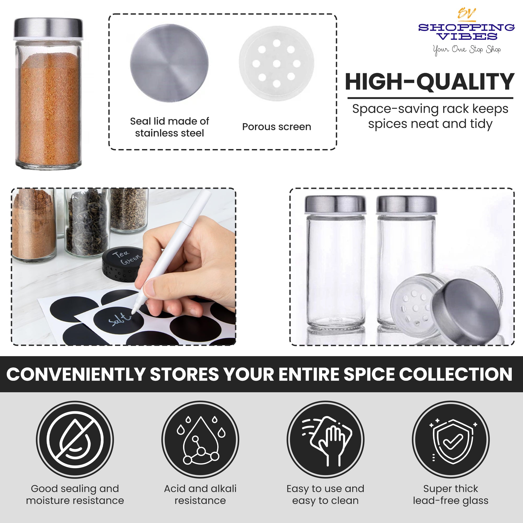 Rotating Spice Jars