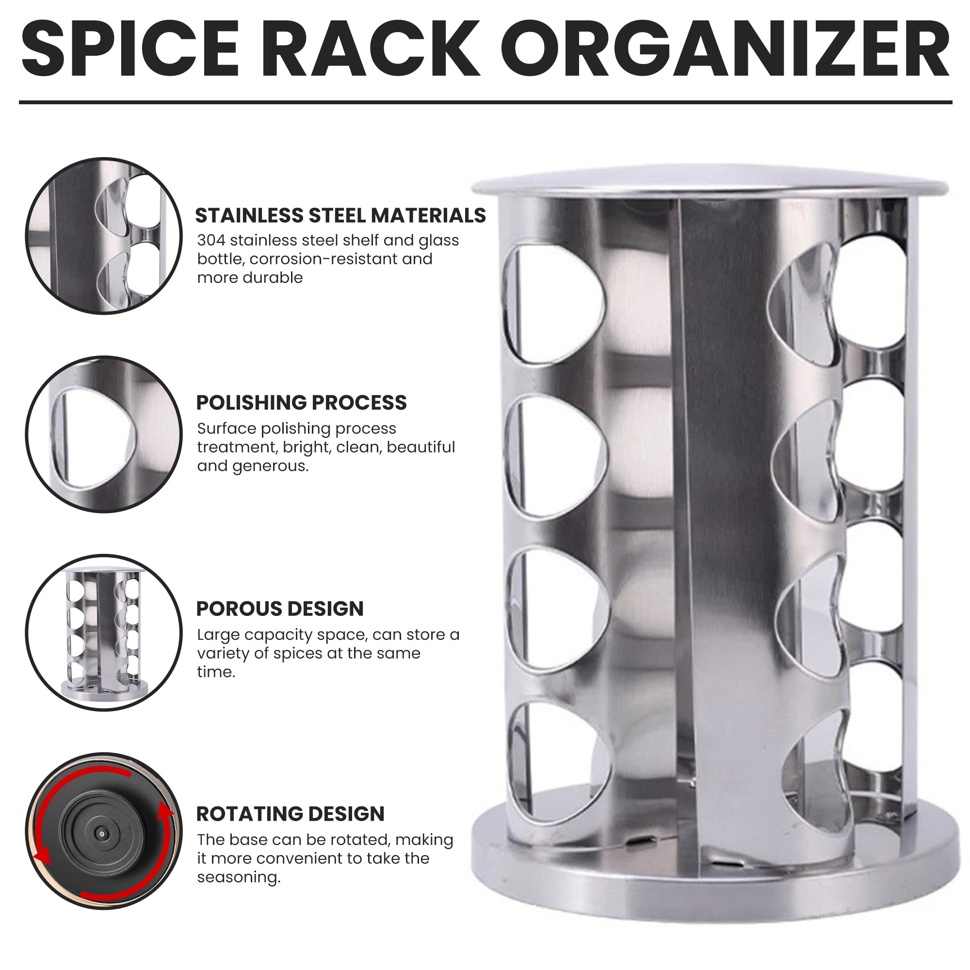 Rotating Spice Jars