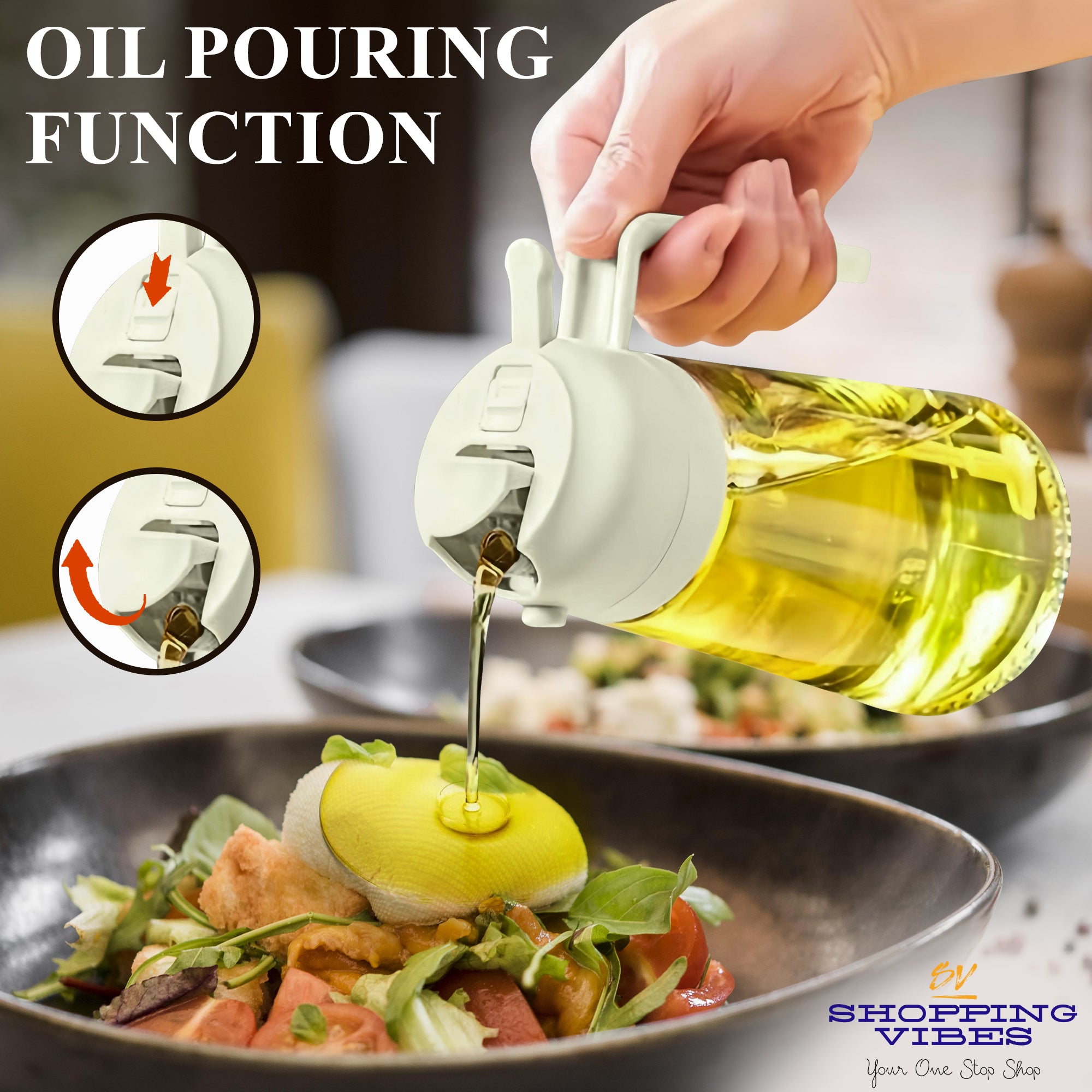 2-in-1 Oil Dispenser and Sprayer