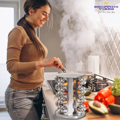 Rotating Spice Jars