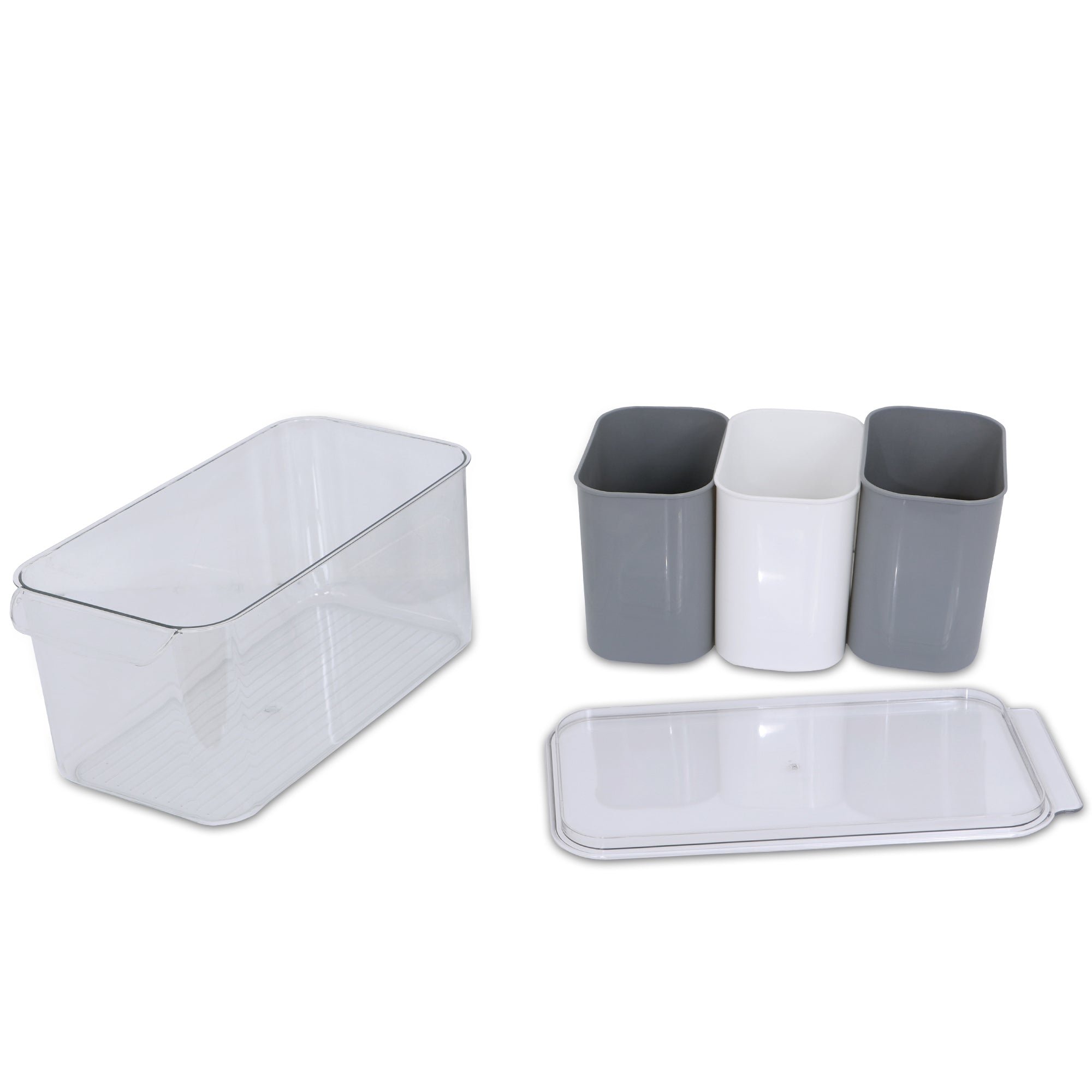 4-in-1 Storage Container with Lid