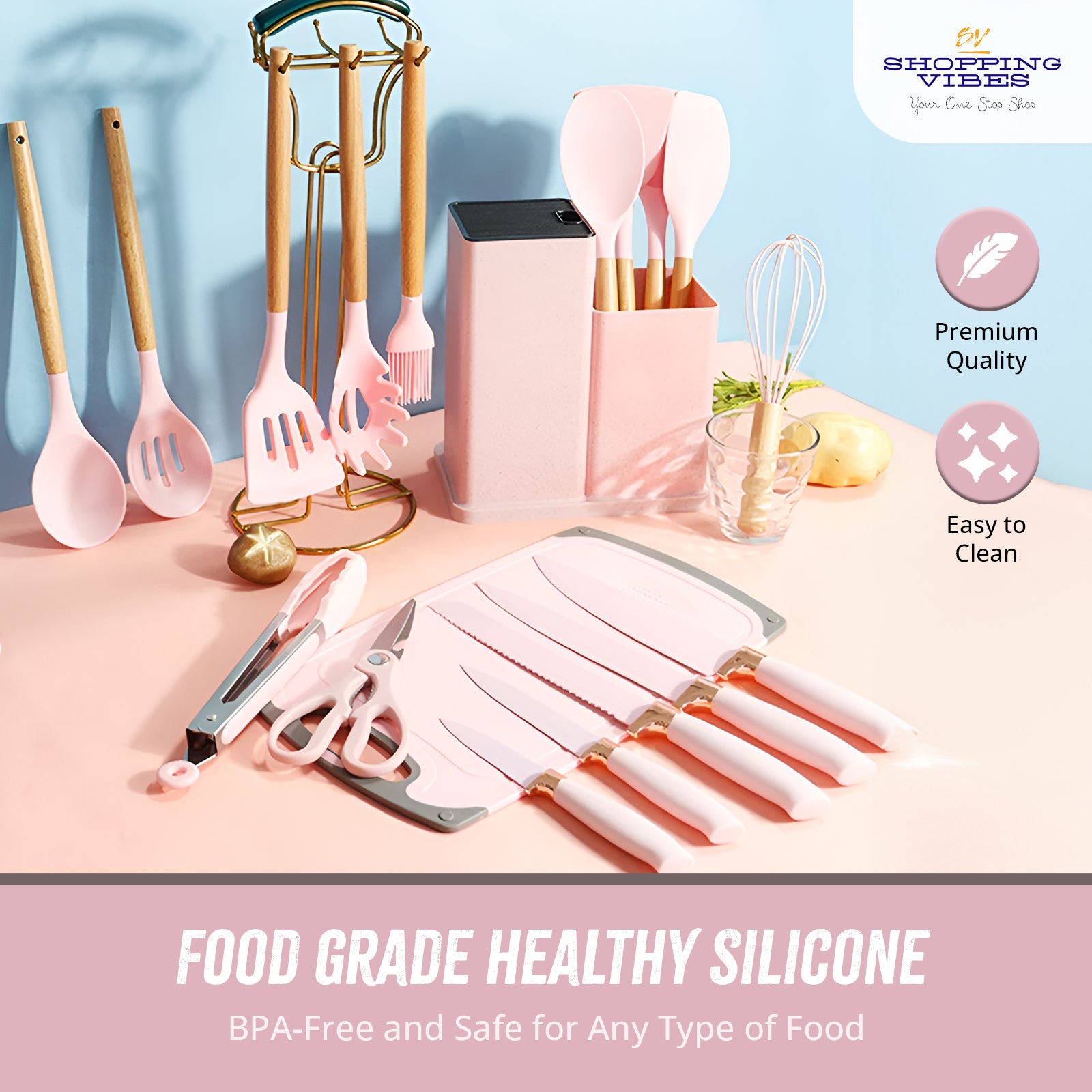 Kitchen Utensils 19 pcs Set